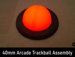 40mm Arcade Trackball Assembly