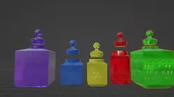 apothecary jar and lid (classic candy)