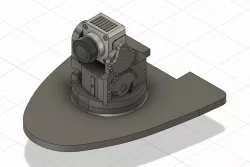 Atomrc Killer Whale pan tilt for Dji fpv
