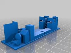 "Bachmann" steel caboose interior (HO Scale 1:87)
