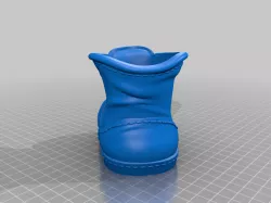 Boot Planter With Drain Holes
