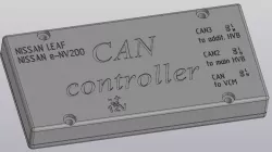 Box for CAN controller nissan leaf, env200