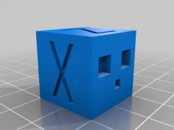 Calibration Cube XYZ Slime Minecraft Edition
