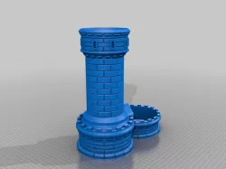 Castle Tower Dice Tower (Read Desc.)