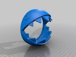 Chain Chomp wall hanging