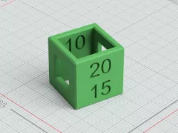 Clearance + Calibration Cube