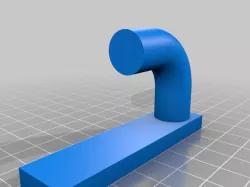 Coat hook for 16lbs Velcro Command strips