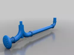 COLONNA IDRAULICA FERROVIARIA FS