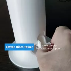 Cotton Discs Tower