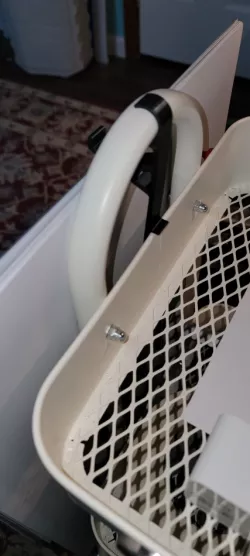 Cricut Mat hanger for rolling cart