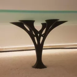 Decorative shelf support