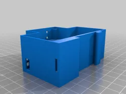 DIN rail enclosure with wifi antenna