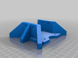 Ender 3 dual linear rail plate holder ( no drilling )