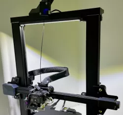 Ender-3 S1 Stealth Light Bar - Easy to print and do mod.  *new version 1.01 link in notes