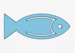 Fish bookmark