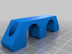 fixation double pour tube 