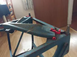 Folding workmate foot clip