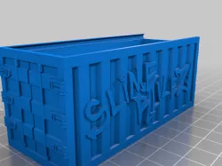 Gaslands - Sponsor themed shipping container box