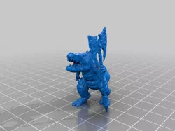 Gatorman with Axe