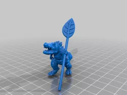 Gatorman with Weapon