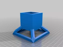 Half hypercube plant pot (remix from original Wozil)