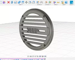 Jeep Wrangler sound bar speaker grill