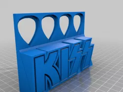 KISS Col Gin 4 Guitar Pick Stand