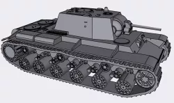 KV-8 flame tank
