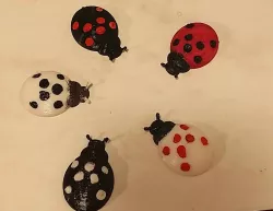 LADY BUG FRIDGE MAGNET