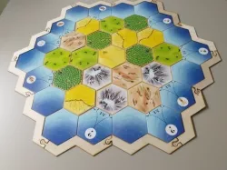 Lasercut - catan border pieces