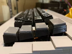 Lego-compatible Cherry MX-compatible C64-ish Keycaps