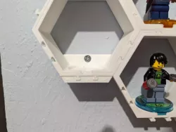 LEGO Minifig Hexagons Wall Mounts