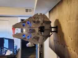 LEGO UCS Falcon VESA Wall Mount with 3D printed adapter