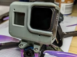 Lumenier QAV-S GoPro Hero 8 Mount (20deg + STEP for DIY Mounts)