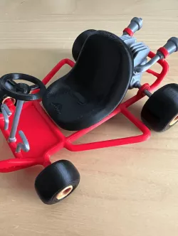Mario Kart Pipe Kart - Remixed for Multi-Material Printing