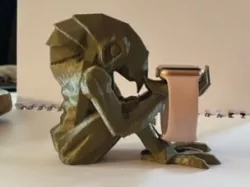 Metroid Chozo Apple Watch Charger Stand
