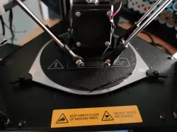 Mini Delta v2 Modded start gcode with prime line