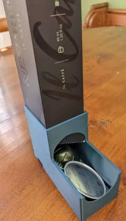 Nespresso Vertuo box/pod holder, right-way-around
