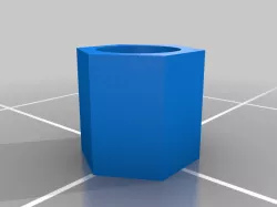 Nylon Hex Spacer 4MM