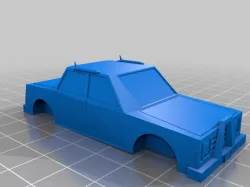 Outlaw TM1 easy print 3D model in 1/64 scale (Hot Wheels size)