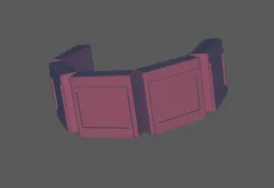 Phase 3 Clone Trooper Triton Squad knee ammo box strap (The Force Unleashed)