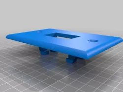 Power outlet support and cover