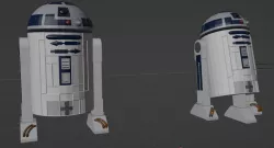 R2D2 Blender 3D-models