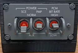 SCE To Aux - Concord Aerospace Triple Switch Apollo Panel Holder