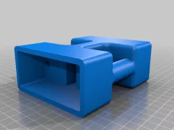 Schuko Messadapter 2 Polig für Zangenamperemeter / 2-pin measuring adapter for clip-on ammeter