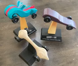 Scout Pinewood Derby Car Trophy