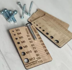 Screw Measuring Device - Laser Cut