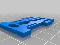 SCX24 rear battery tray