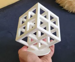 Skeleton cube object