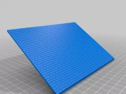 Slate roof for HO scale models